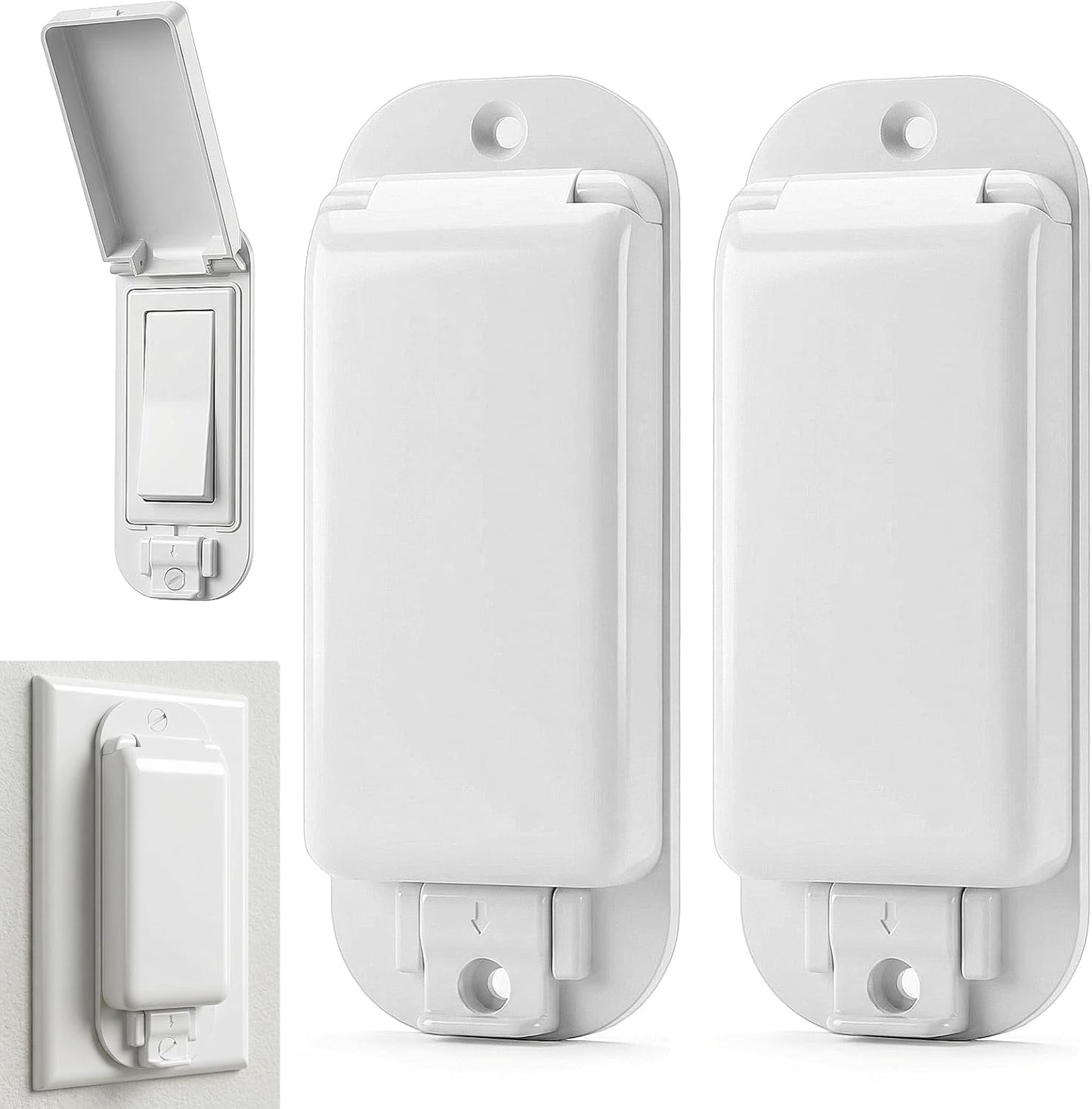 Protector interruptor luz 2 pzas para roca estándar