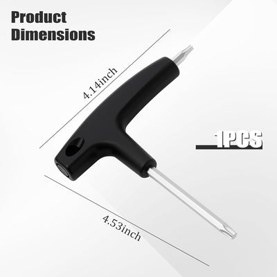 Llave dinamométrica golf T20/T25 doble cabeza acero inox