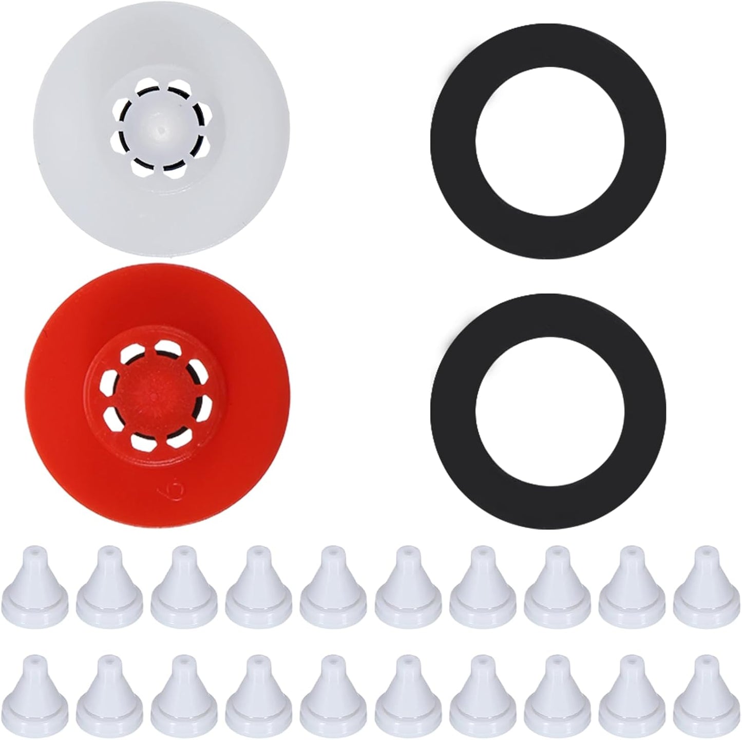 Kit restrictor flujo ducha 1.8 y 2.5 GPM 54 Pzas