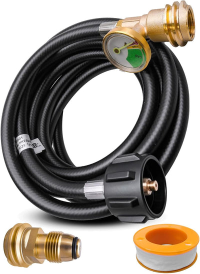 Manguera extensión tanque propano 12ft adaptador QCC1 RV