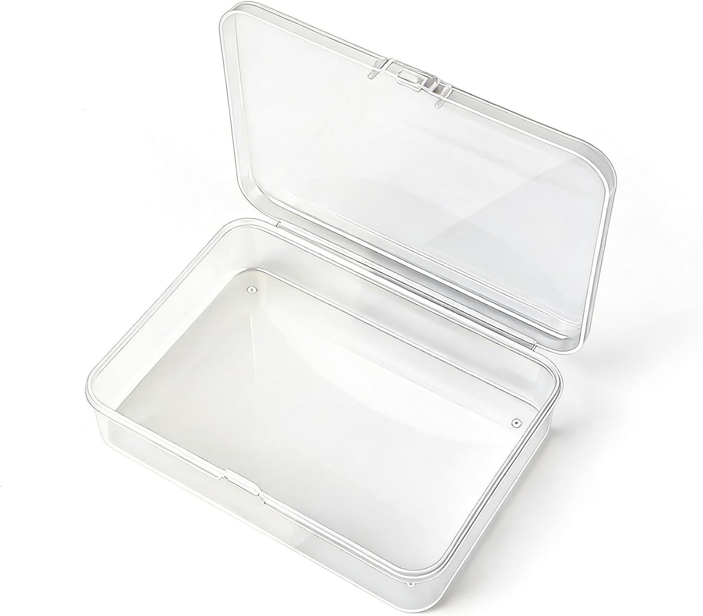 Caja plástica transparente para tarjetas set 6