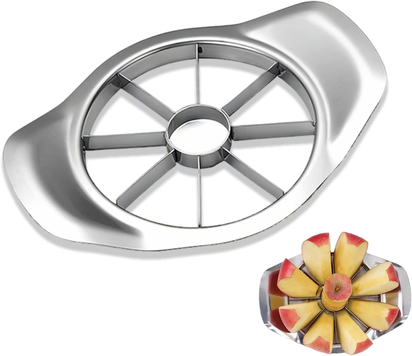 Cortador manzanas acero inox 8 rebanadas resistente