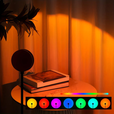 Luz proyección ambiental LED multicolor ajustable 360°