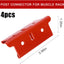 4 Pzas Acoplador Poste 1.25pulg Comp Soporte Muscular