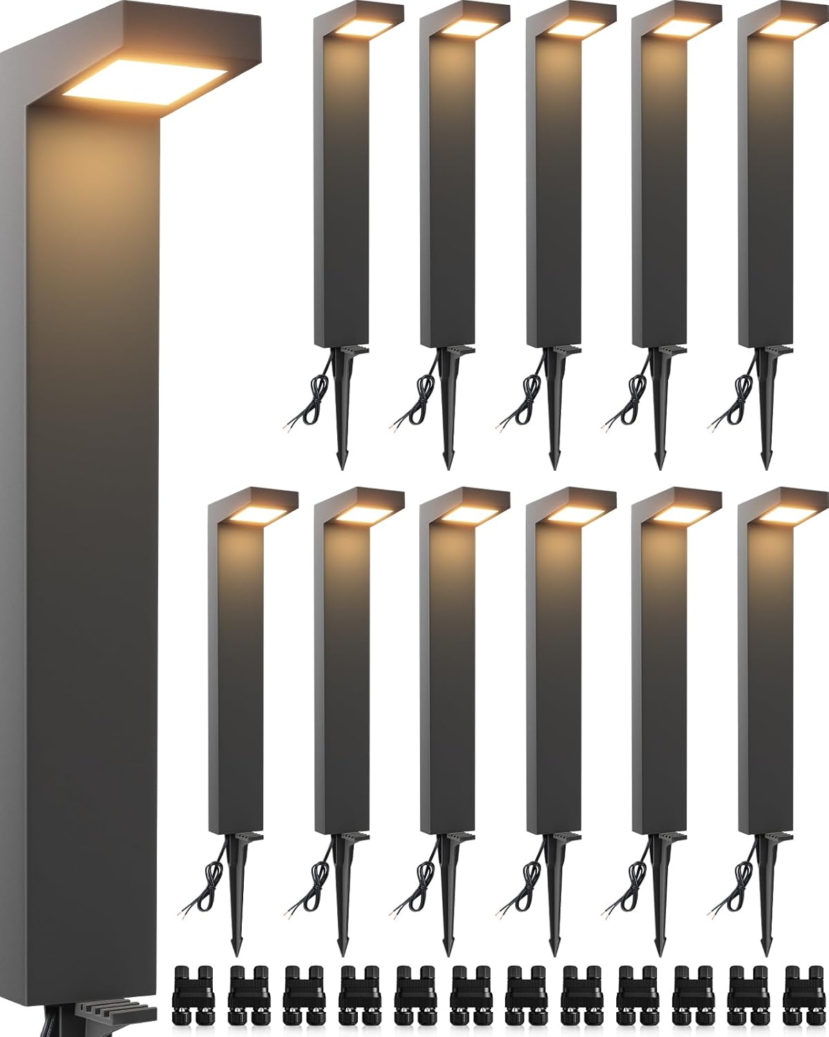12 Luces LED Camino IP65 Aluminio