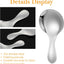 7 Cucharas Mango Corto Acero Inox Café Plateado Condimentos