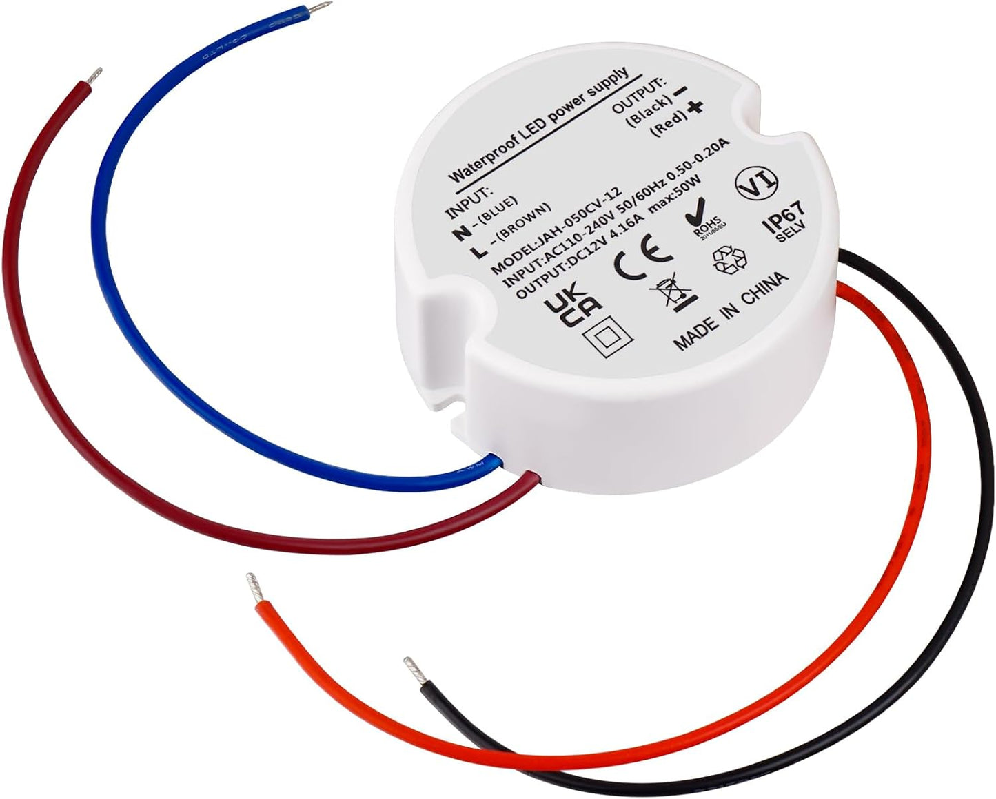 Controlador LED 12V 50W Fuente Alimentación IP67