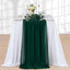 15 Caminos Mesa Gasa Verde Esmeralda Rústico Boda 27x120pulg