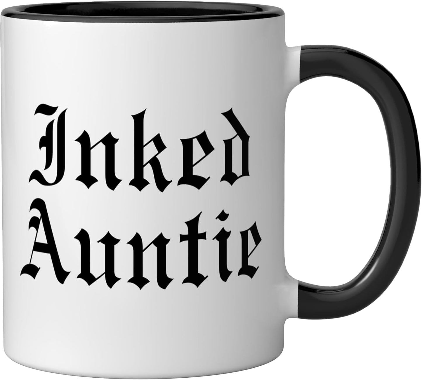 Taza Cerámica Script Mujer Tatuada Negro/Blanco