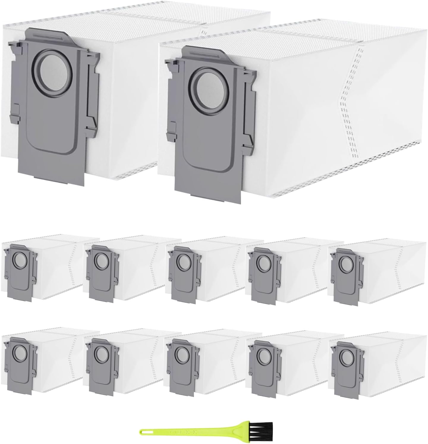12 Pzas Bolsas Vacío Roborock QRevo S8 MaxV Ultra