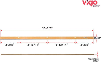 Cuchillas cepilladoras 13pulg comp R4330/4331 juego 3
