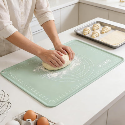 Tapete de silicona para pastelería antideslizante con bordes elevados