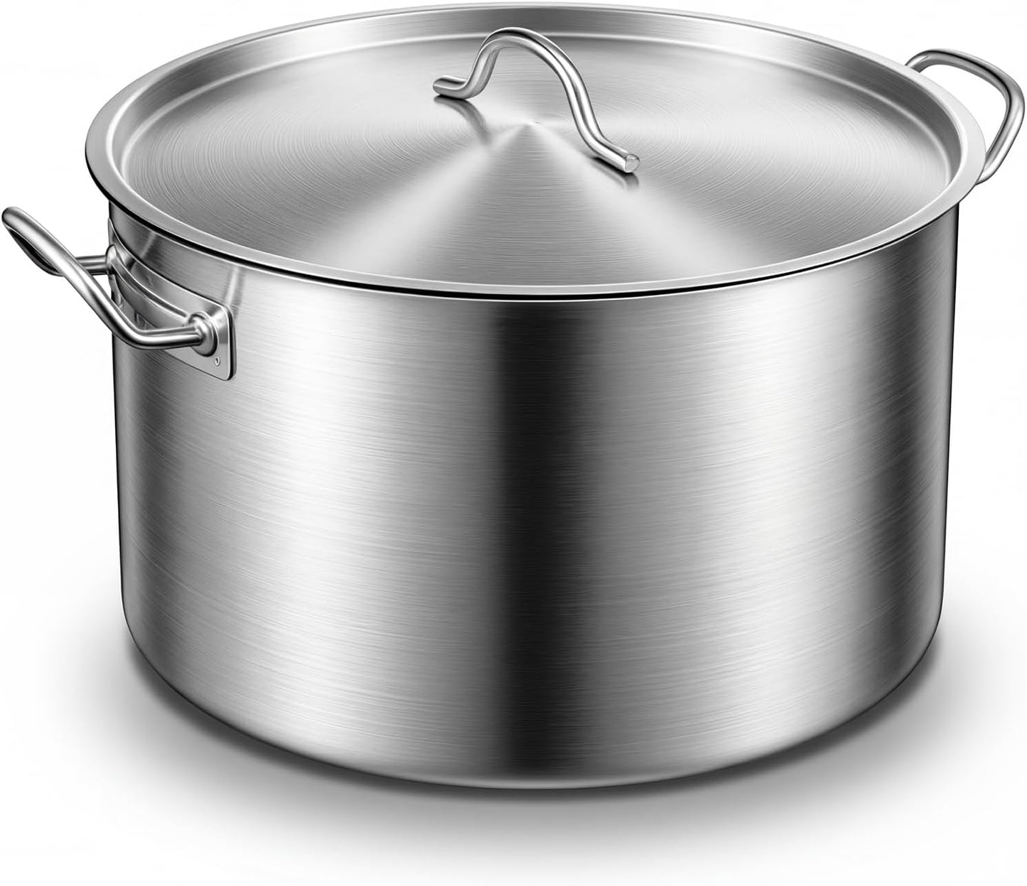 Sartén de acero inoxidable para braising 15 cuartos con tapa
