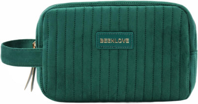 Bolsa maquillaje viaje con cremallera asa organizador suave