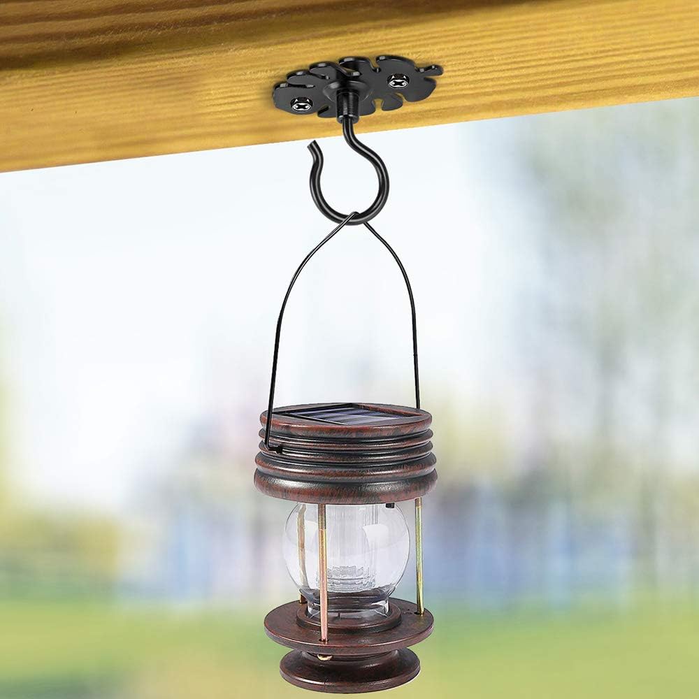 Ganchos techo metal para plantas luces hadas