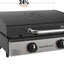 Plancha mesa 22pulg acero inox capucha negro