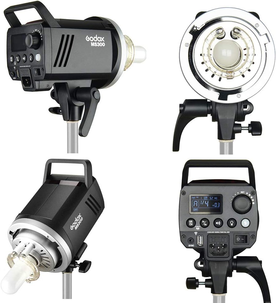 Flash studio monolight 150W 0.1~1.3s reciclaje
