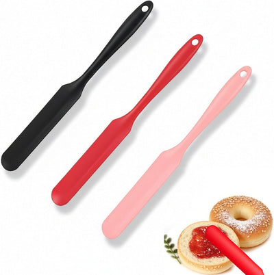 Espátula de silicona para tarros, masa madre y cocina con mango largo