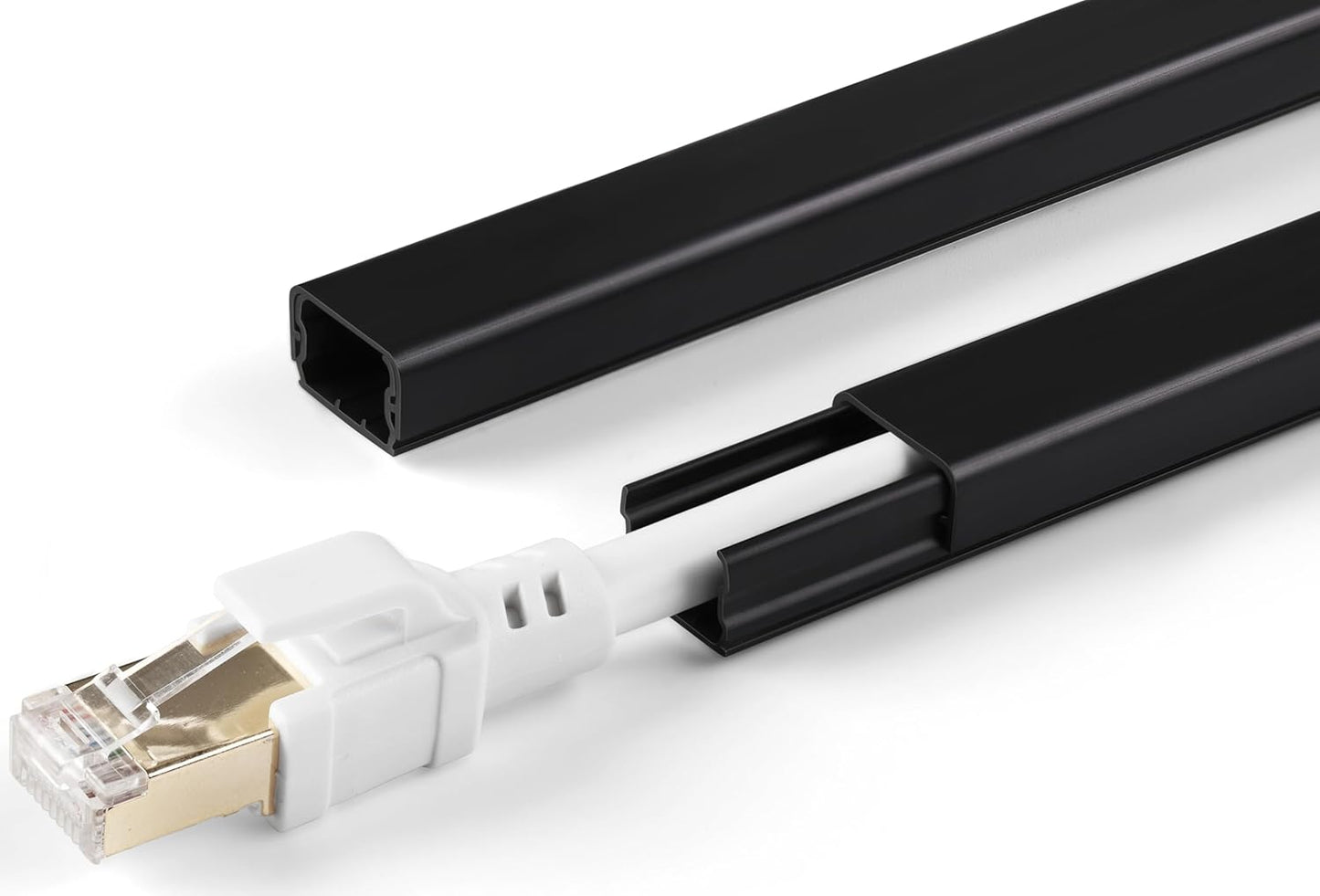 Canaleta organizadora cables 175pulg con cubiertas PVC