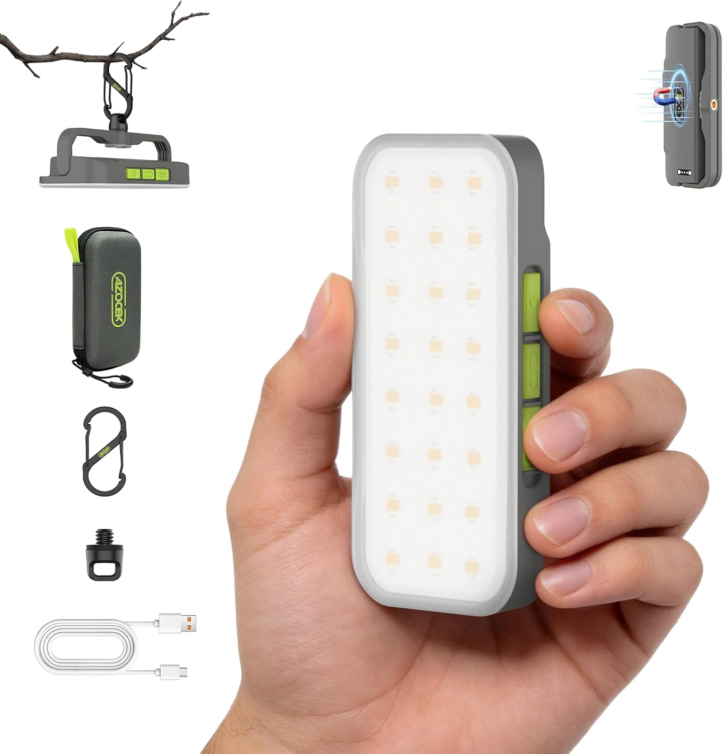Luz trabajo LED recargable 600lm con trípode