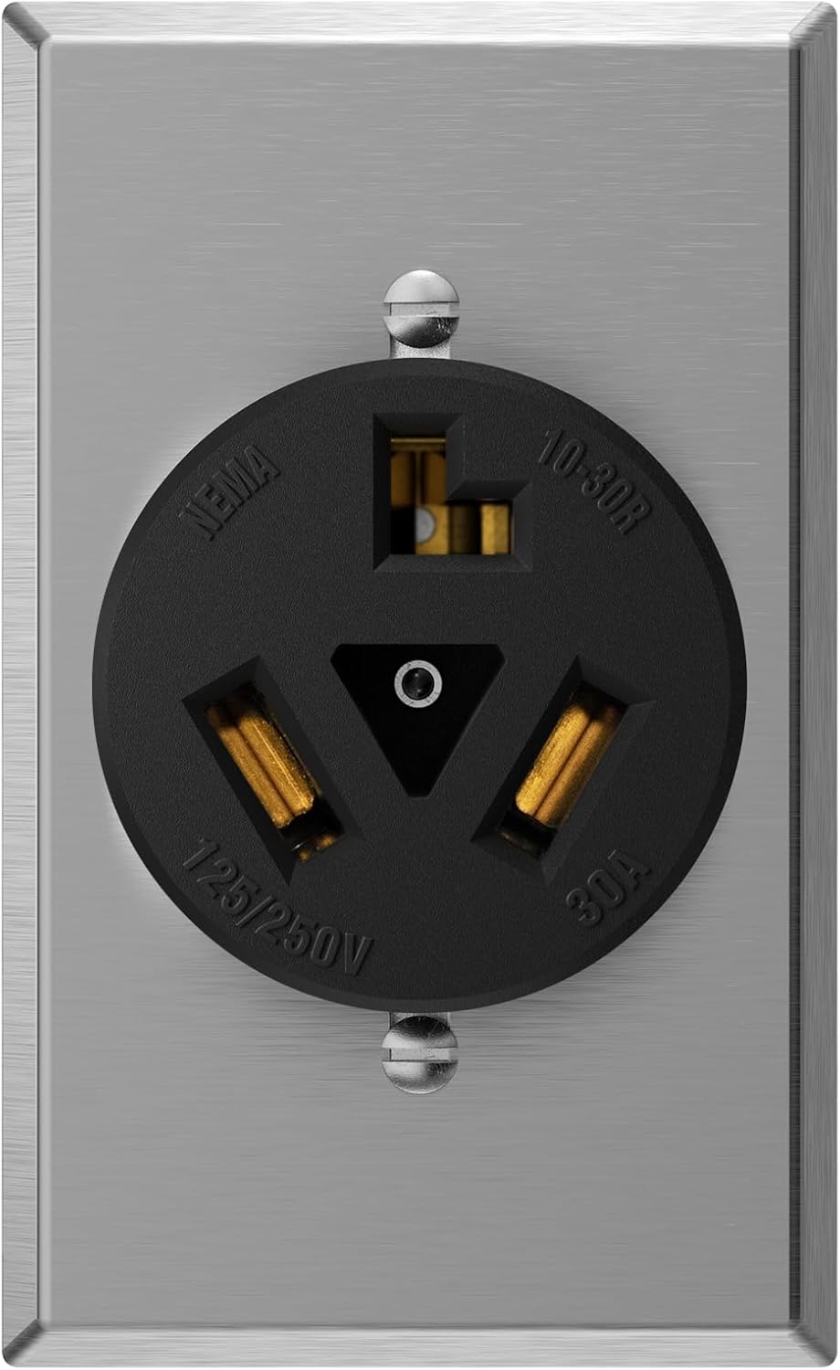 Receptáculo NEMA10-30R acero inox 30A 125/250V