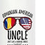 Botella de agua acero inoxidable aislada herencia rumana