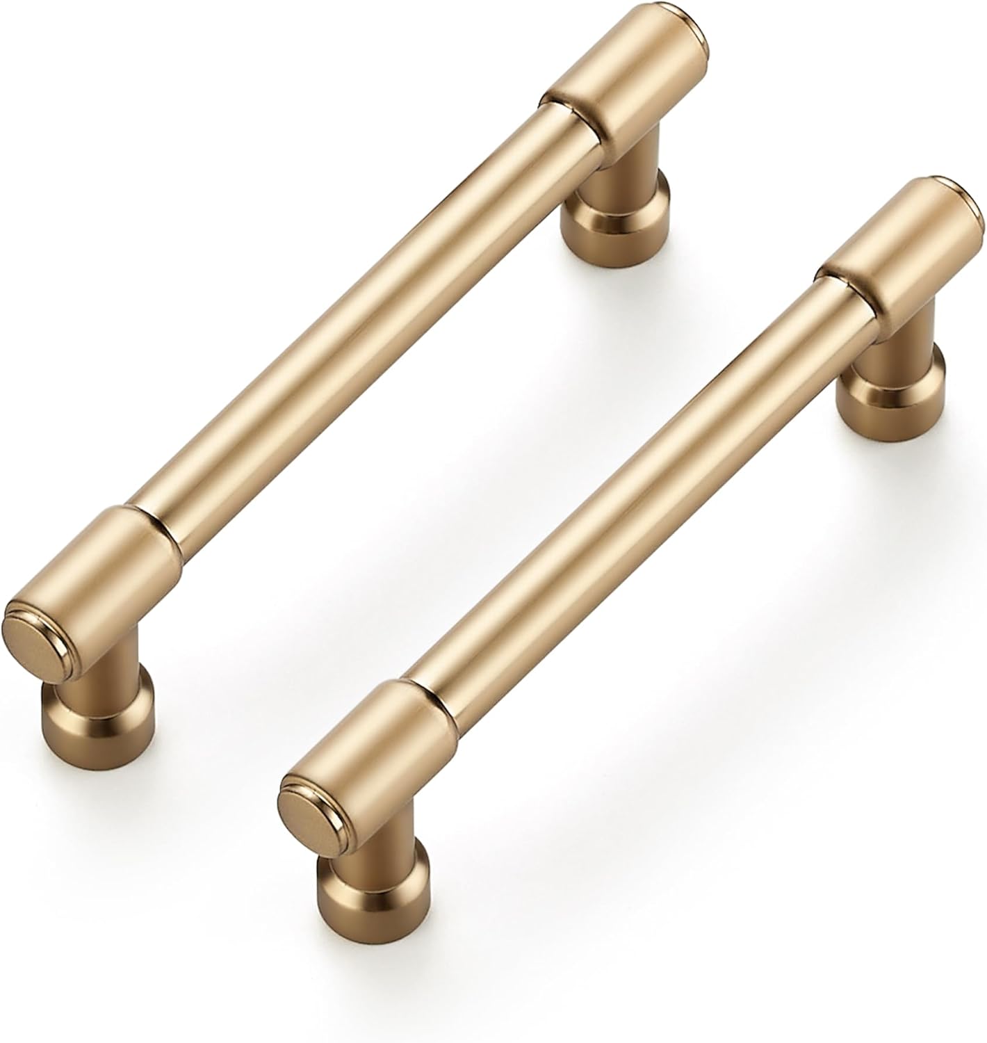 10 Pzas Manijas Cajón 375pulg Centro Bronce Champán