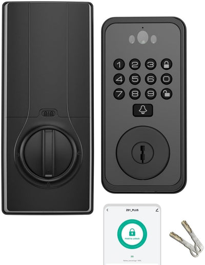 Cerradura puerta inteligente con vena cara palma WiFi