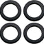 4 Pzas Empaque Cables Negro 2pulg Para Mesa Suelo Techo