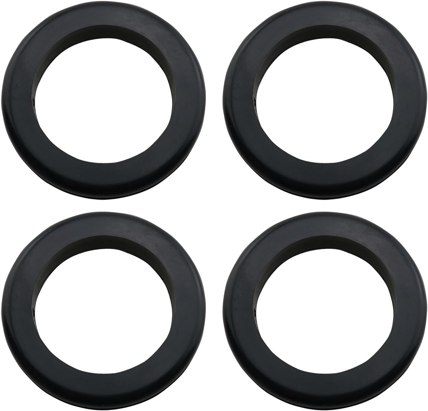 4 Pzas Empaque Cables Negro 2pulg Para Mesa Suelo Techo