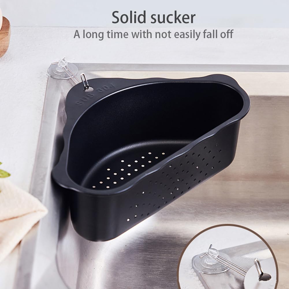 Cesta escurridor triangular acero inox con ventosa