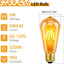 Bombilla LED Edison ST58 E26 2700K vintage cálida
