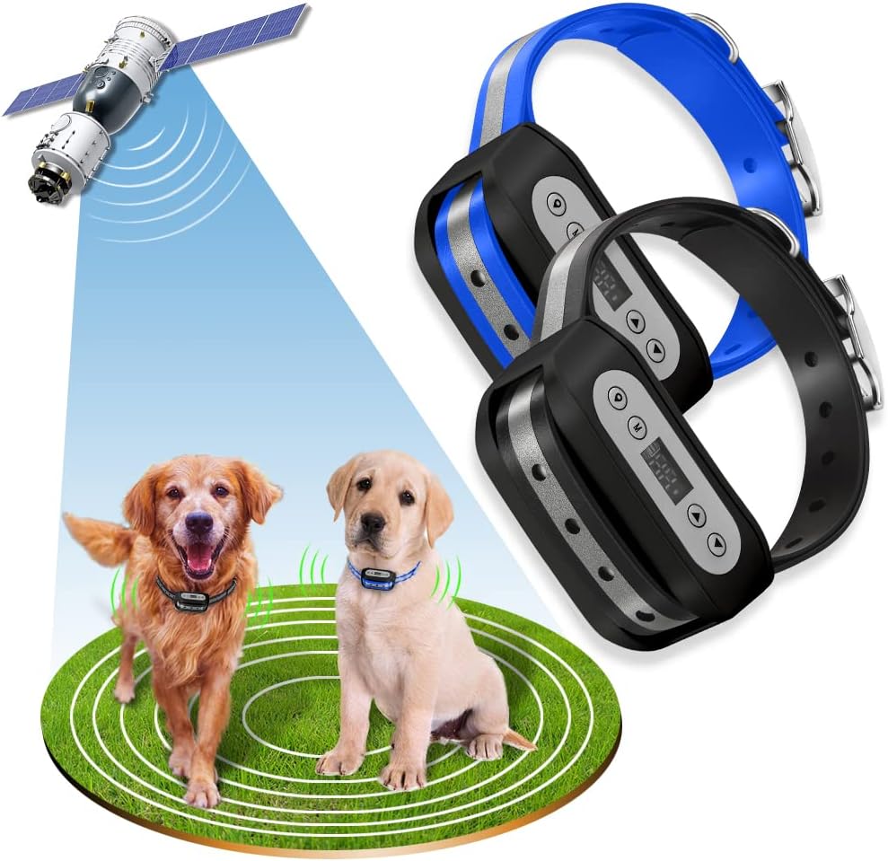 Sistema valla GPS para 2 perros con collar receptor