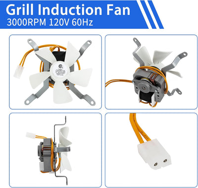 Repuesto ventilador inducción para barbacoa Traeger