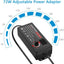Fuente ajustable 3V-24V 3A 72W adaptador AC/DC con 16 puntas