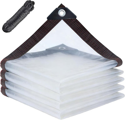 Lona transparente 4x6ft impermeable con ojales para gallinero