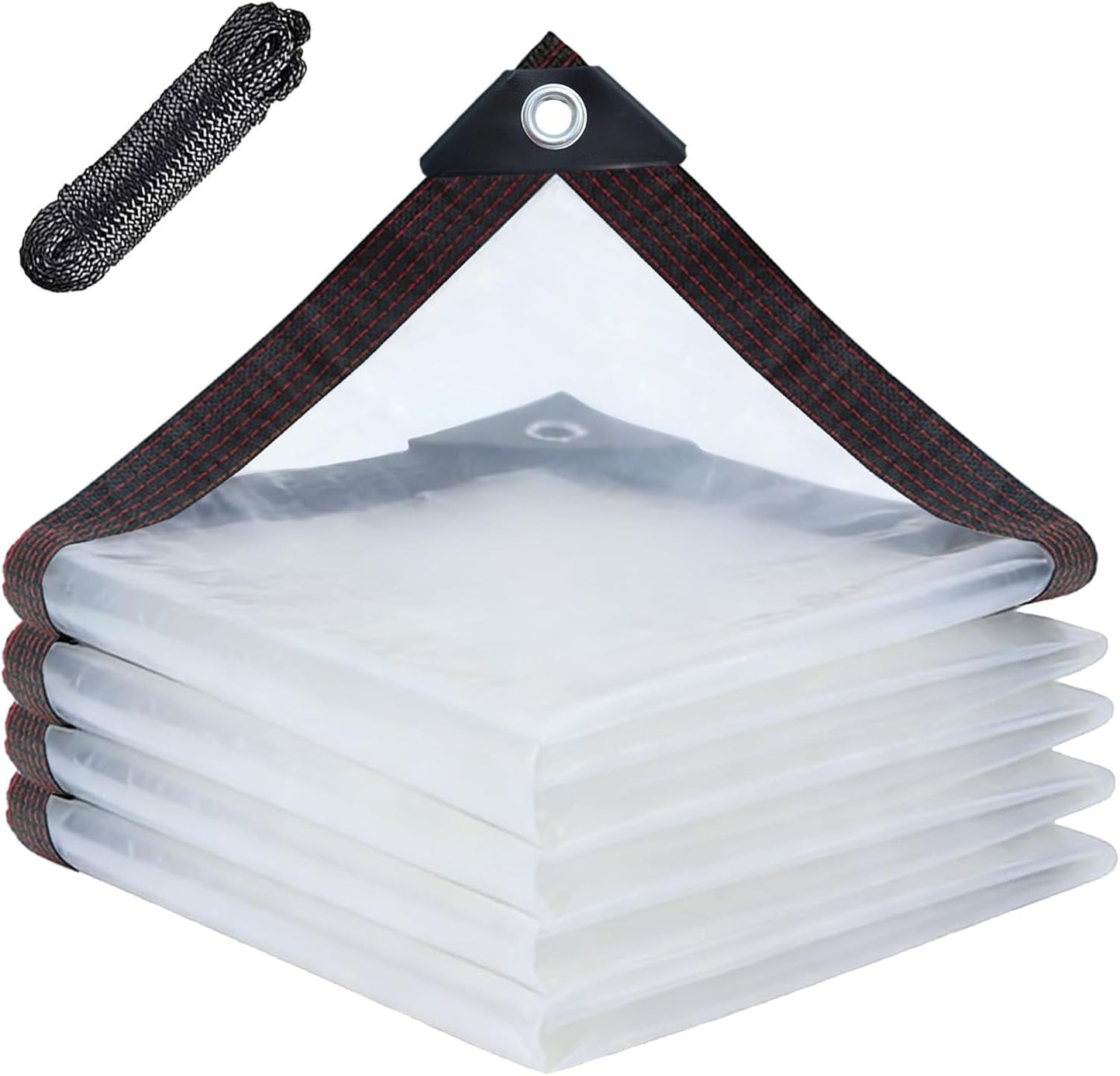 Lona transparente 8x10ft impermeable con ojales para gallinero