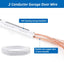 Cable puerta garaje universal 50pies 2 conductores blanco