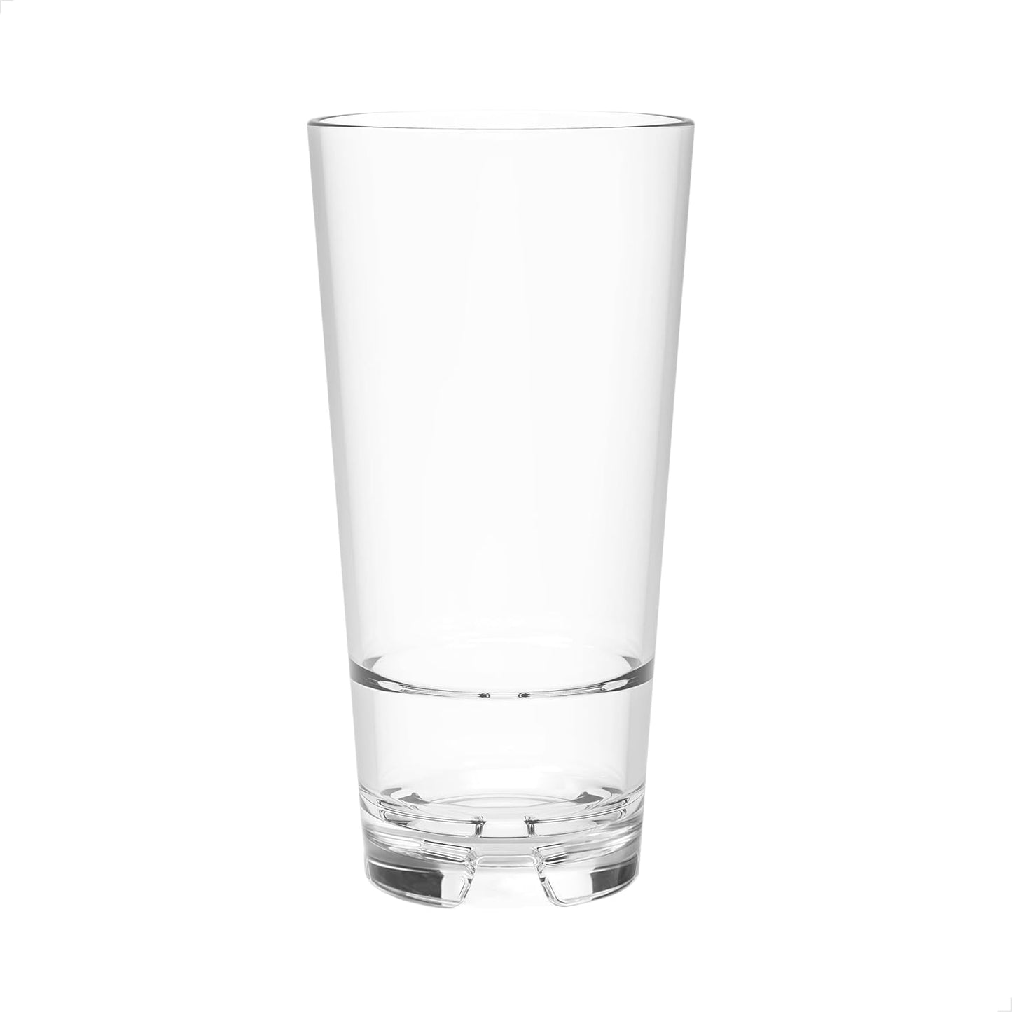 Enfriador apilable 20oz set 24 plástico irrompible transparente