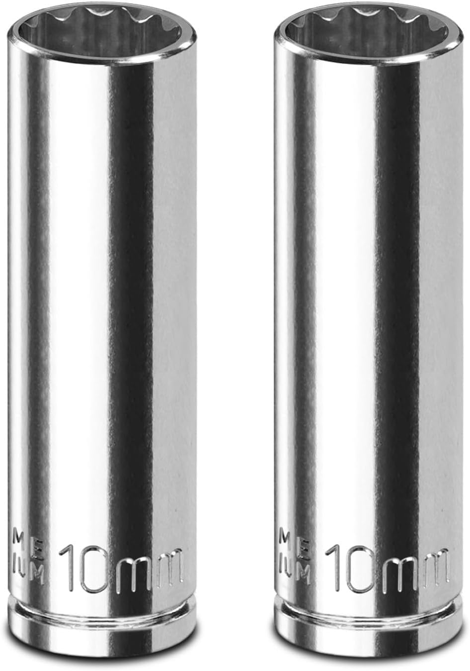 Set 2 Llaves Vaso 0.394pulg Acero Cr-V 12 Puntos