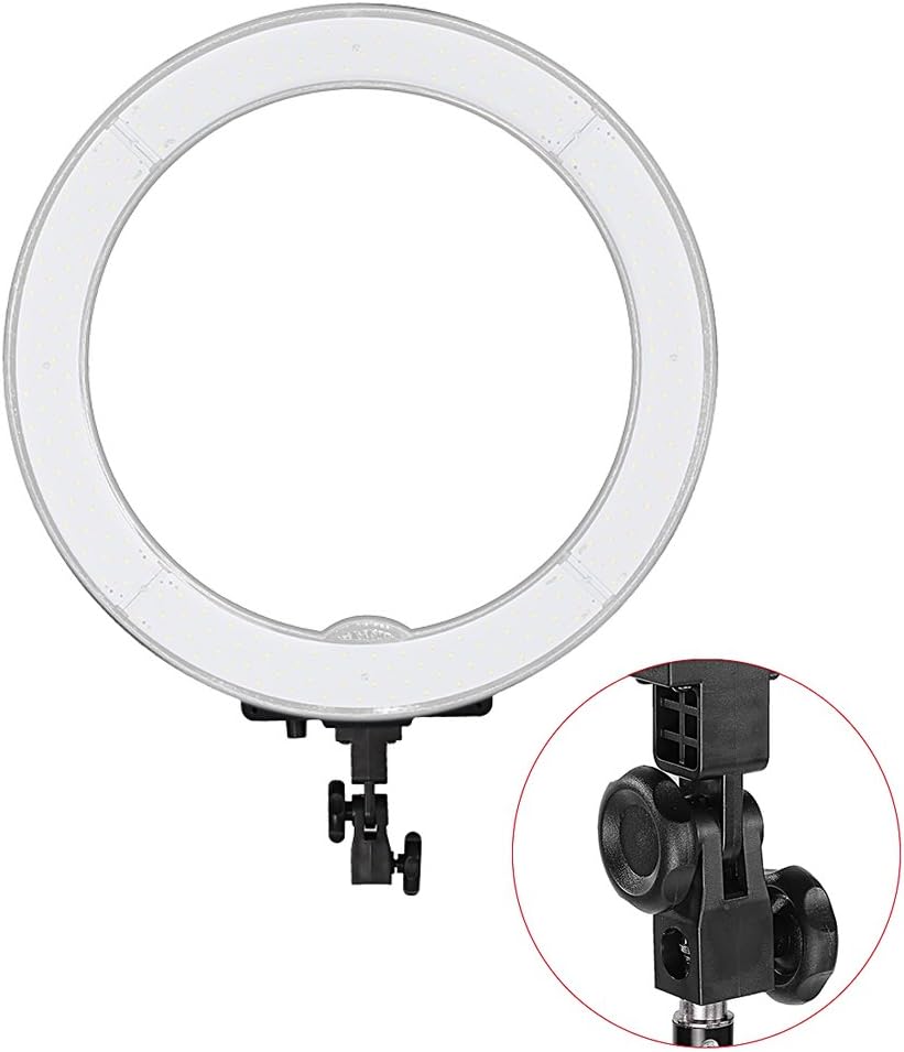 Adaptador anillo luz ajustable plástico duradero