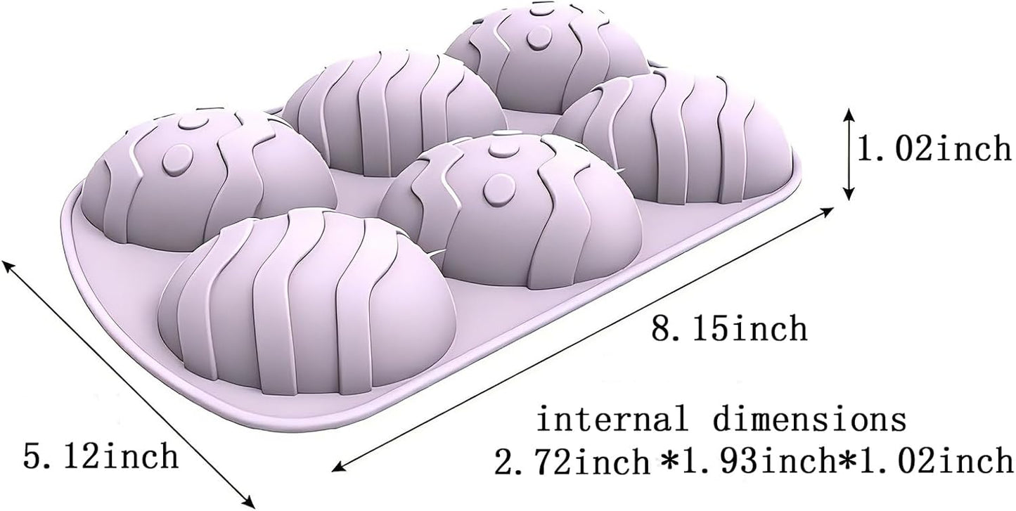 Molde silicona huevos chocolate Pascua hornear 1 pza