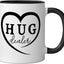 Taza cerámica Hug Dealer negra/blanca