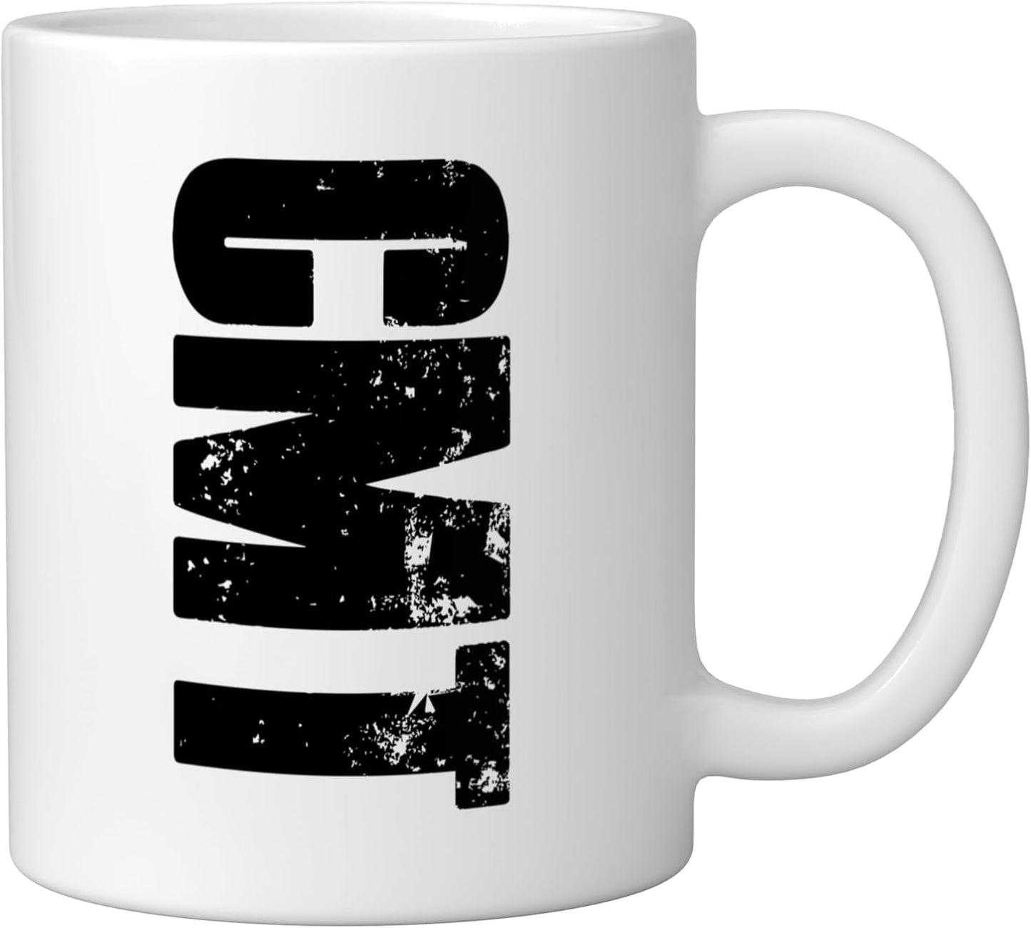 Taza Cerámica CMT Certificada Medicina Distorsionada Blanca