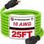 Cable extensión generador 30A 25pies 4 clavijas NEMA L14-30P/R