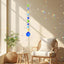 Atrapasoles cristal bola prisma azul para ventanas hogar jardín