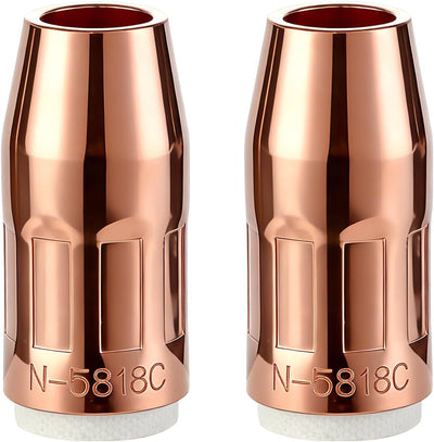 Boquilla soldadura MIG N-5818C 5/8pulg paquete 2