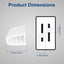 2 Pzas Perilla Interruptor Atenuación Comp Lutron