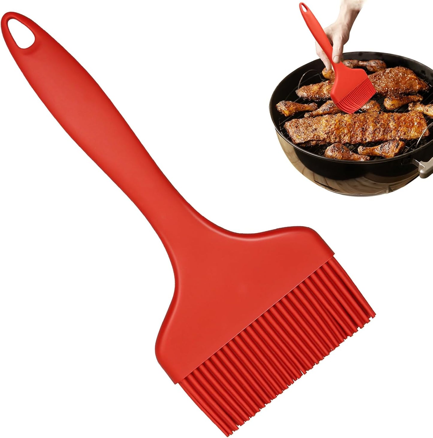 Cepillo silicona ancho para pastelería cocina barbacoa