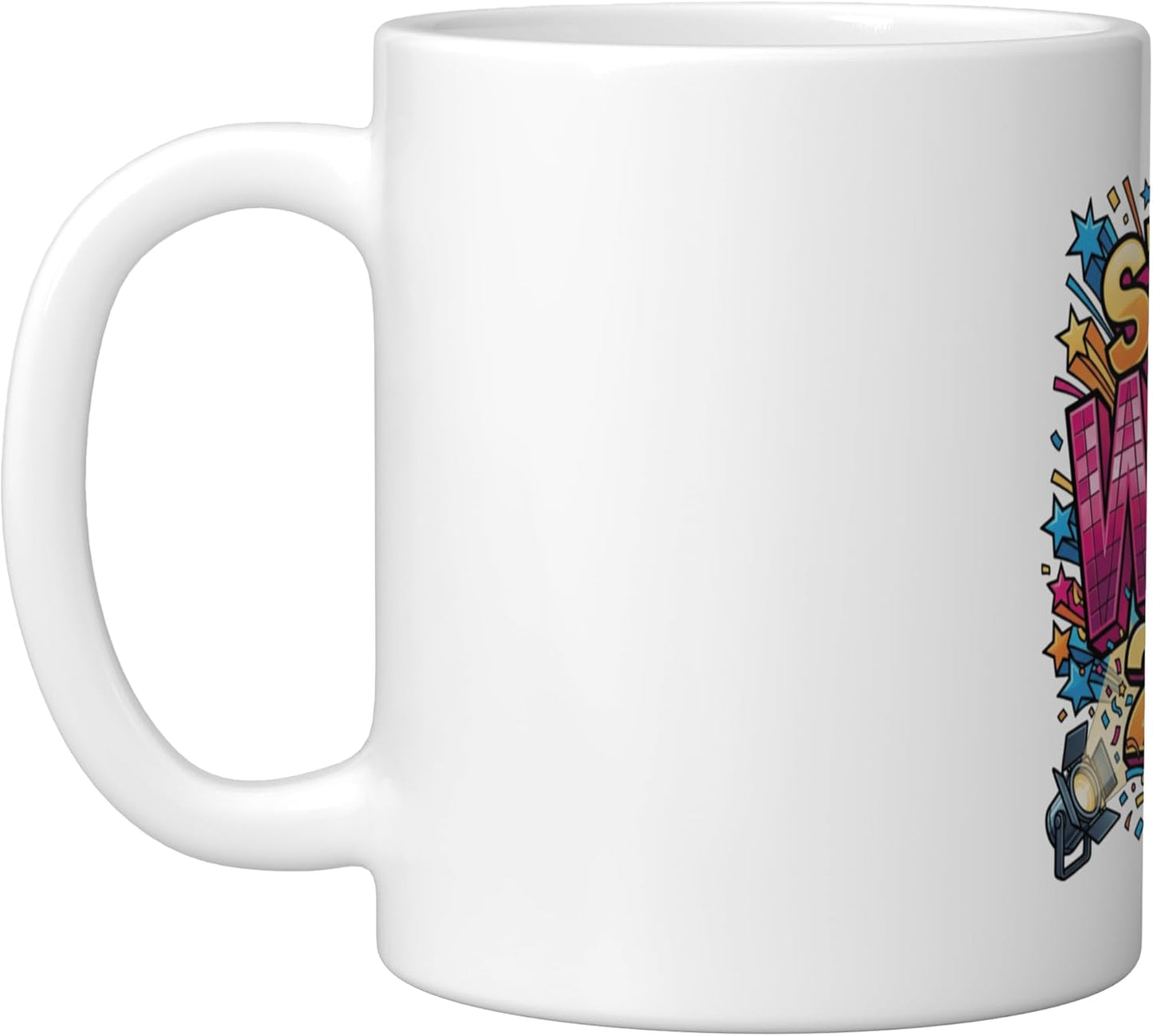 Taza Cerámica Clase 2026 Celebración Blanco